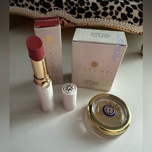 Tatcha Luxury Gold Lip Care and lip tint